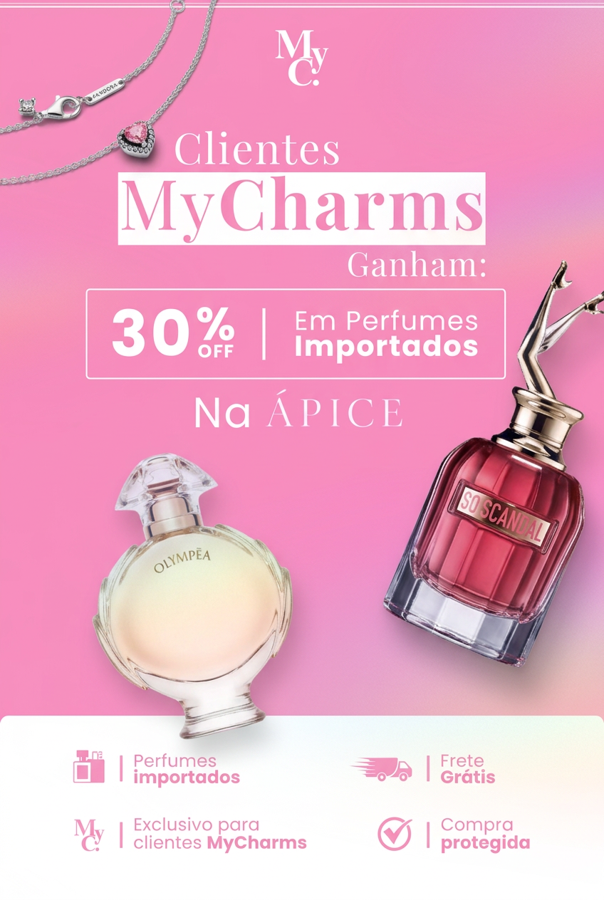 Clientes MyCharms ganham 30% de desconto em perfumes importados